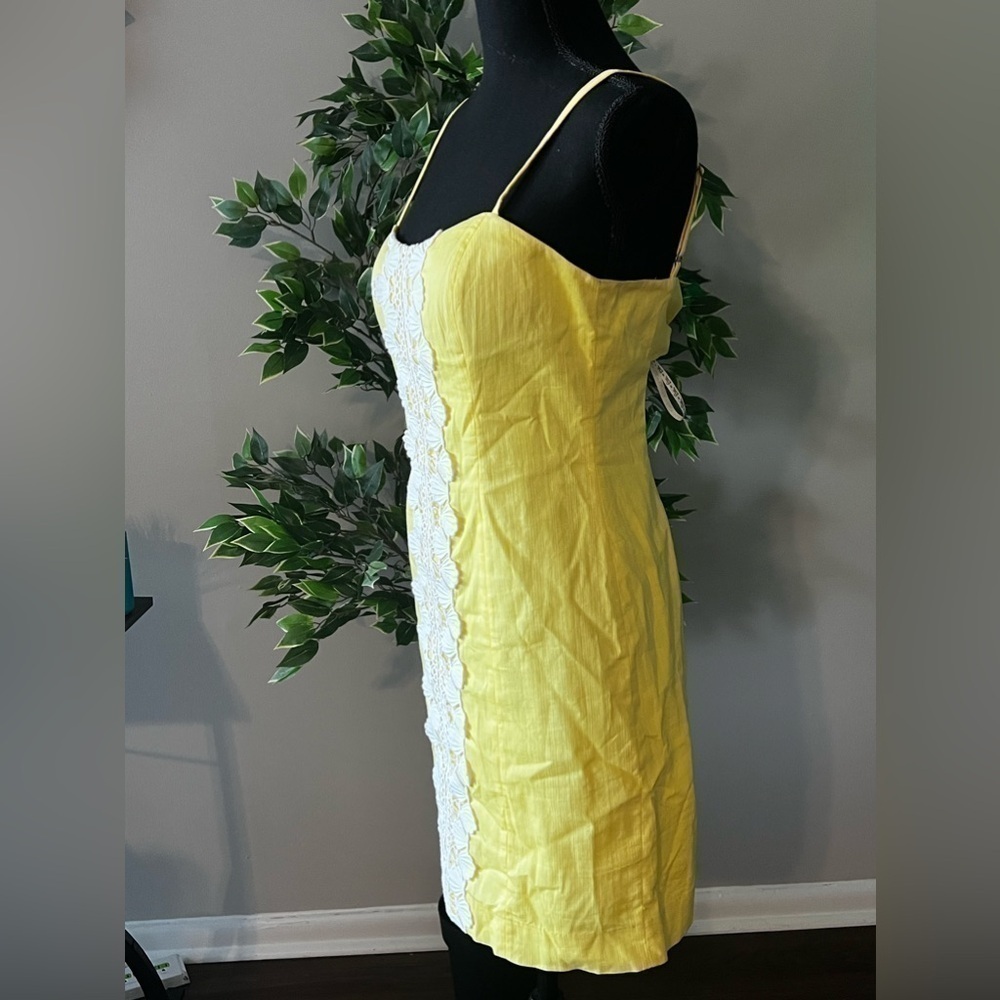 Lilly Pulitzer yellow shelli stretch dress - Picture 5 of 10